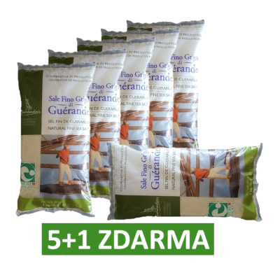 RYZÍ KELTSKÁ SŮL - PRAVÝ ORIGINÁL - JEMNÁ 5+1kg ZDARMA